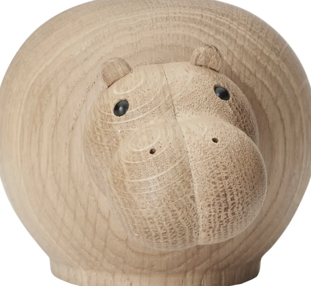 Hot Hibo Flodhest 12 cm, Stue|Træfigurer Og Figurer