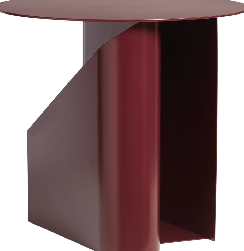 Outlet WOUD Sentrum Sidebord H36 cm, Deep Red