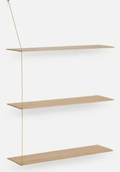 Discount WOUD Stedge Add-on Hylde 80 cm, Eg/Messing