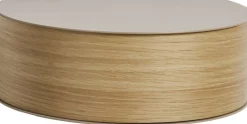 Clearance WOUD Wallie Sidebord 30 cm, Eg/Gråbeige