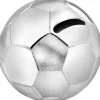 Børn Zilverstad Opbevaring Til Børneværelset|Børneværelse > Sparebøsse Fodbold H8 cm, Sølvfinish