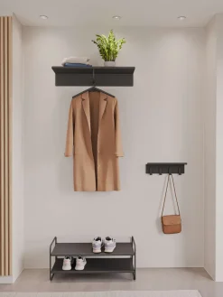 Zone Denmark A-Coat Hattehylde 80 cm, Sort