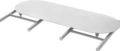 New Zone Denmark Disc Bænk 80 cm, Soft Grey