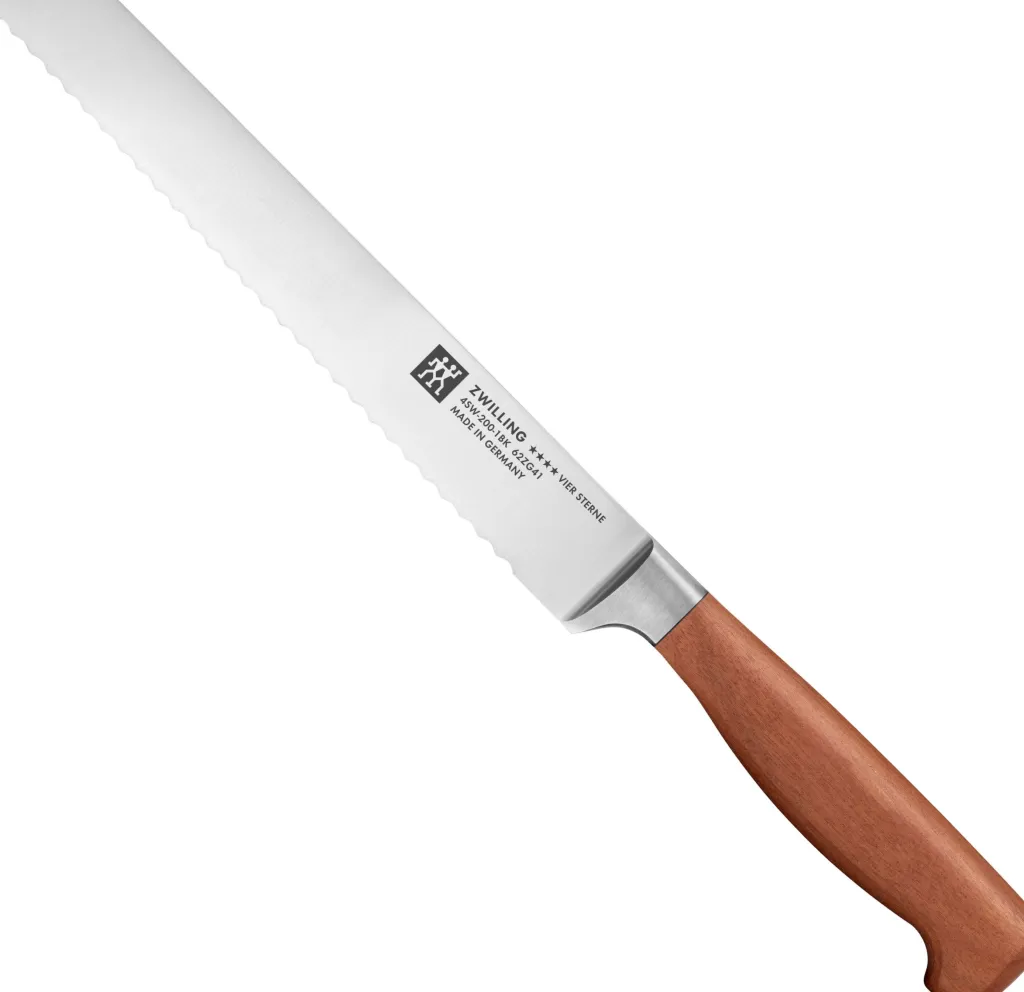 Zwilling Brødknive > **** VIER STERNE Wood Brødkniv 20 cm, Kotibé-træ