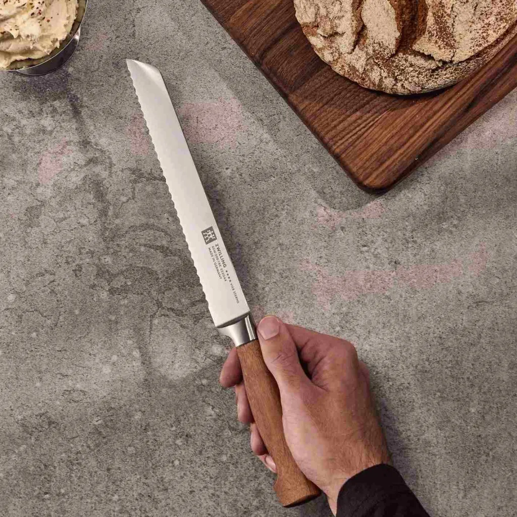 Zwilling Brødknive > **** VIER STERNE Wood Brødkniv 20 cm, Kotibé-træ