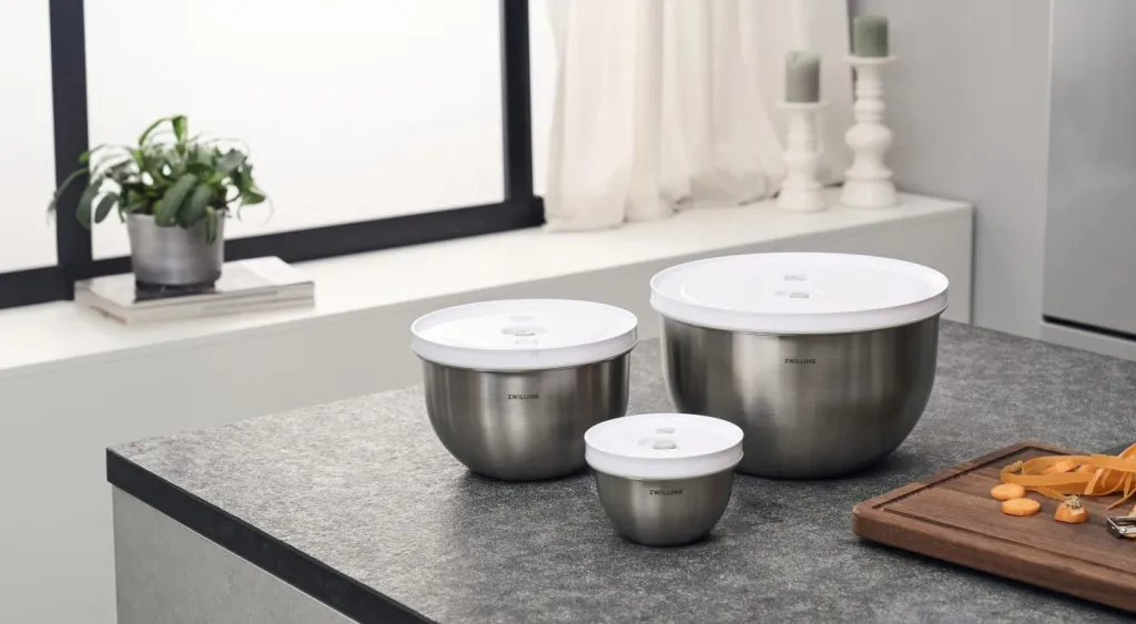Zwilling Vakuumpakkere Og Tilbehør > Fresh & Save Skålesæt 3 Dele, Rustfrit Stål