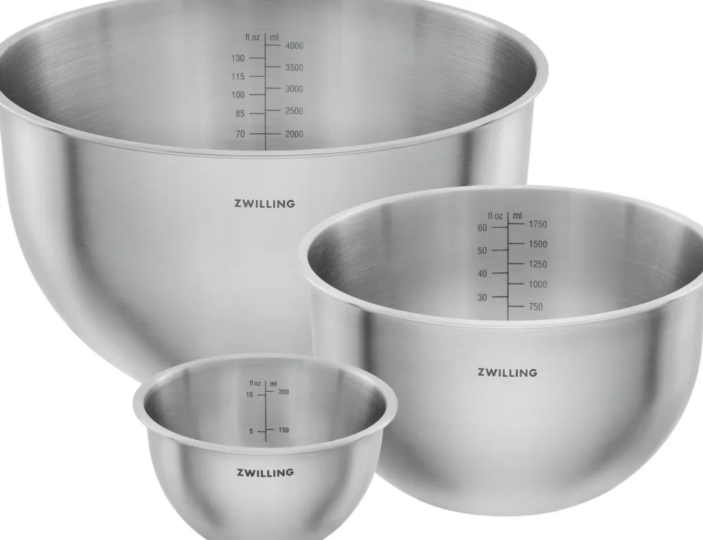 Zwilling Vakuumpakkere Og Tilbehør > Fresh & Save Skålesæt 3 Dele, Rustfrit Stål