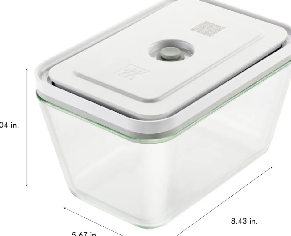 Clearance Zwilling Fresh & Save Vakuumboks L/2 L, Klar/Hvid
