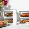New Fresh & Save Vakuumboks M/950 ml, Klar/Hvid Vakuumpakkere Og Tilbehør|Opbevaring Til Køkkenet