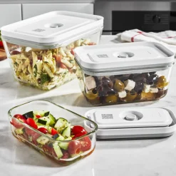 Fresh & Save Vakuumbokssæt 3 stk, Vakuumpakkere Og Tilbehør|Opbevaring Til Køkkenet
