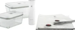 Zwilling Fresh & Save Vakuumstartersæt 7 Dele, Klar/Hvid
