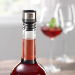 Fresh & Save Vakuumvinprop, Rustfrit Stål Vin- Og Skænkepropper