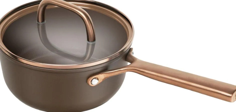 Hot Zwilling Milano Kasserolle m. Glaslåg 18 cm, Brun