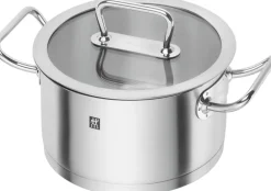 Outlet Pro Gryde m. Låg 20 cm/3 L, Rustfrit Stål Gryder Og Kasseroller