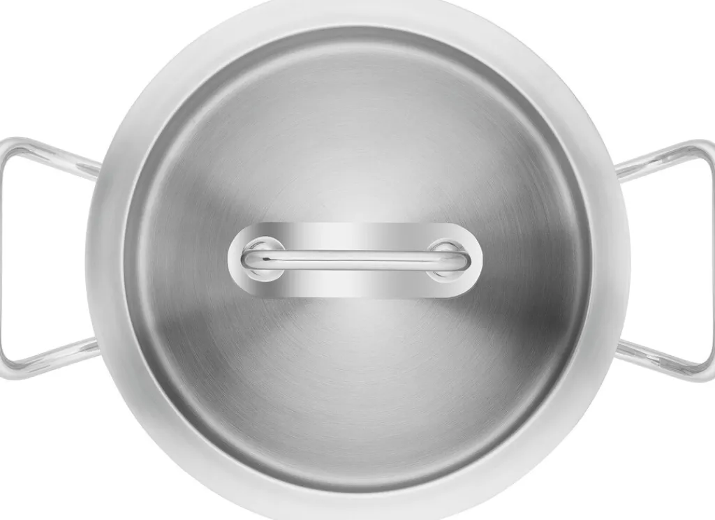 Outlet Pro Gryde m. Låg 20 cm/3 L, Rustfrit Stål Gryder Og Kasseroller
