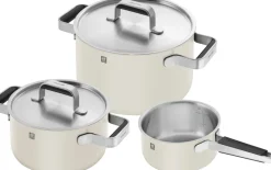 Outlet Zwilling Pure Grydesæt 3 Dele, Elfenben-hvid