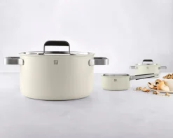 Outlet Zwilling Pure Grydesæt 3 Dele, Elfenben-hvid