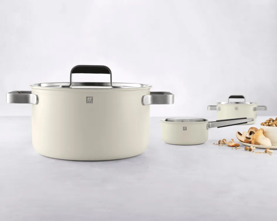 Outlet Zwilling Pure Grydesæt 3 Dele, Elfenben-hvid