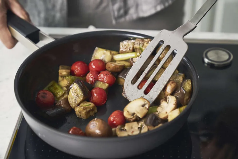 Sale Zwilling Pure Stegepande m. Keramisk Belægning , Elfenben-Hvid