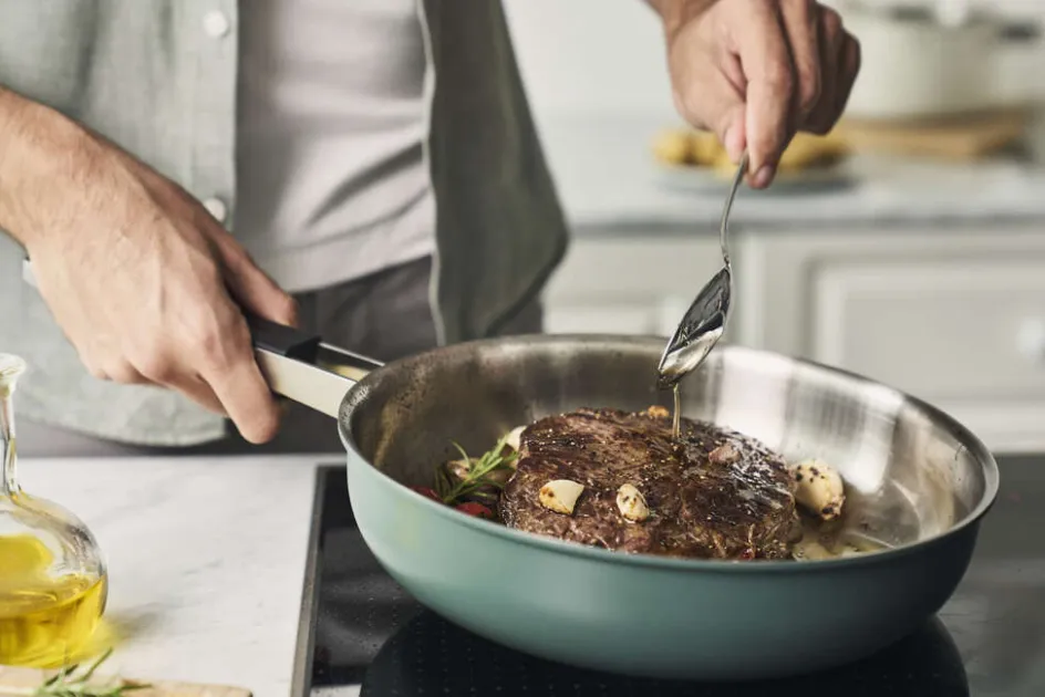 Outlet Zwilling Pure Stegepande m. Keramisk Belægning , Grøn
