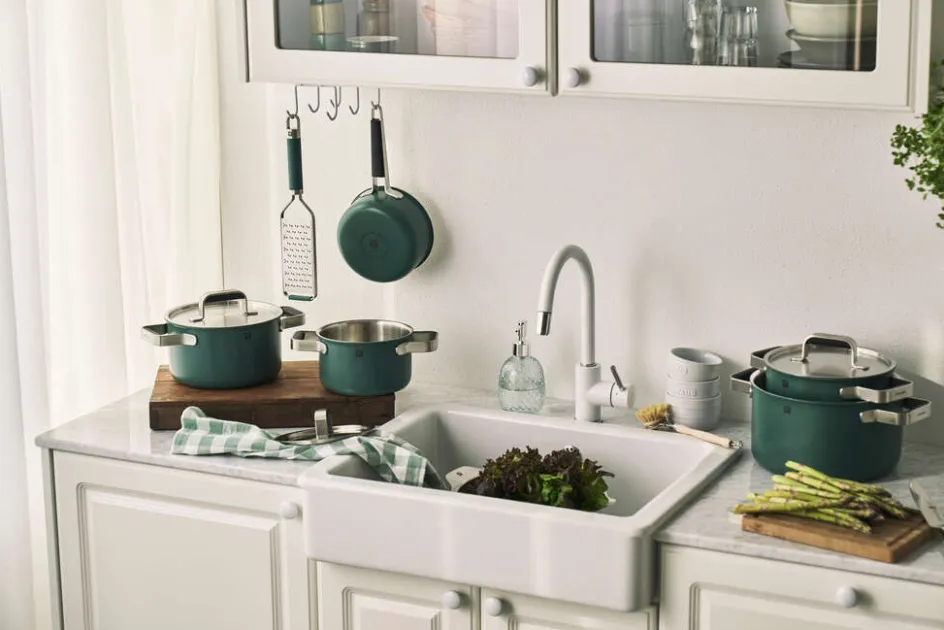 Hot Zwilling Pure Stegepande m. Keramisk Belægning , Grøn
