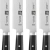 Hot Steak-Sets Steakknive 4 Dele, Sort Steakbestik