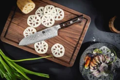 Zwilling Japanske Knive > Tanrei Santokukniv 18 cm, Micarta