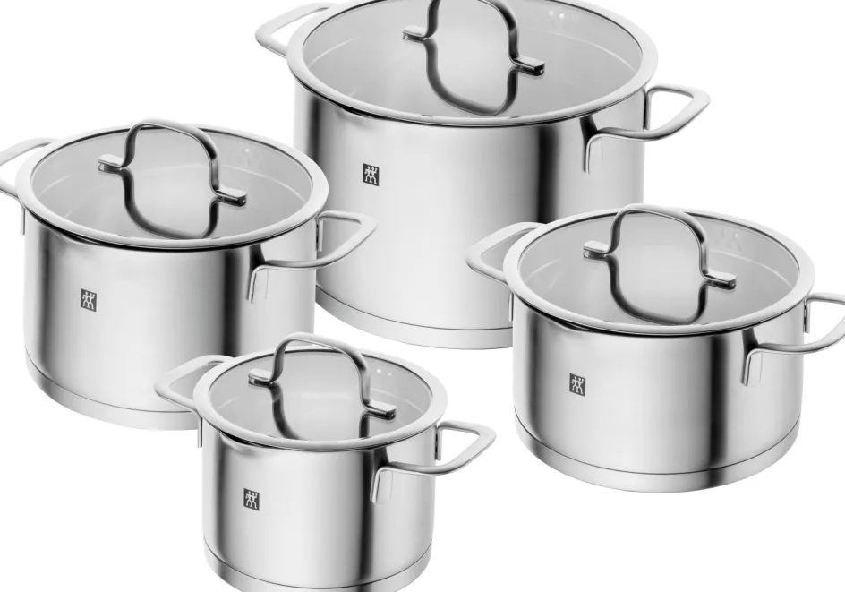 Best Zwilling TrueFlow Grydesæt 4 Dele, Sølv