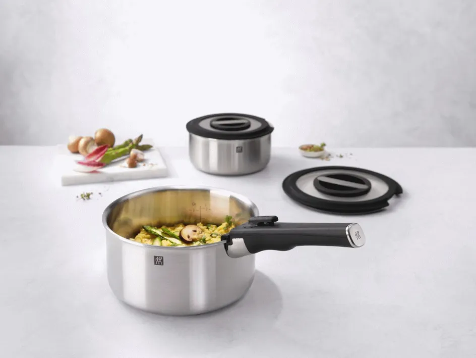 Clearance Zwilling Unlock Grydesæt 5 Dele, Sølv