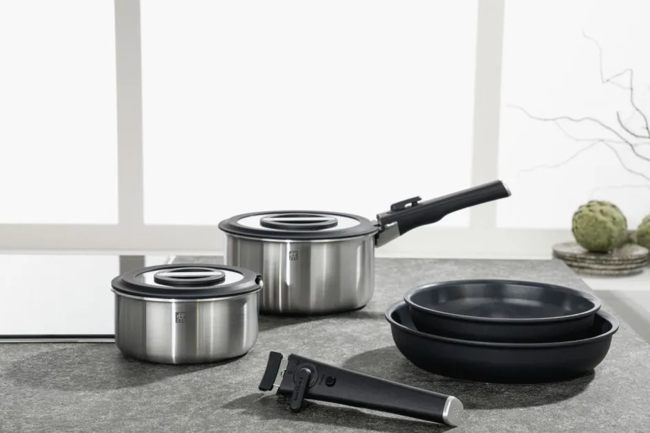 Clearance Zwilling Unlock Grydesæt 5 Dele, Sølv
